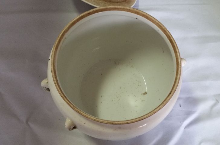 古玩陶瓷民國粉彩粥罐拍賣，當前價格580元