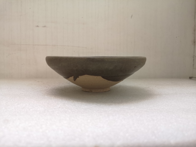 古玩陶瓷金元褐釉碗拍賣,當前價格580元