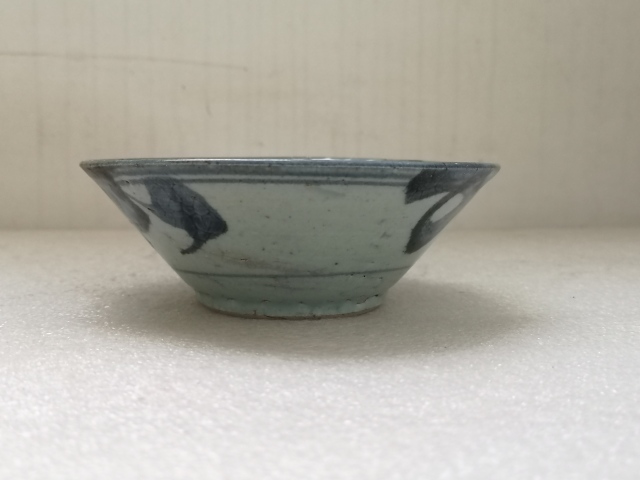 古玩陶瓷團螭紋青花碗拍賣，當前價格680元