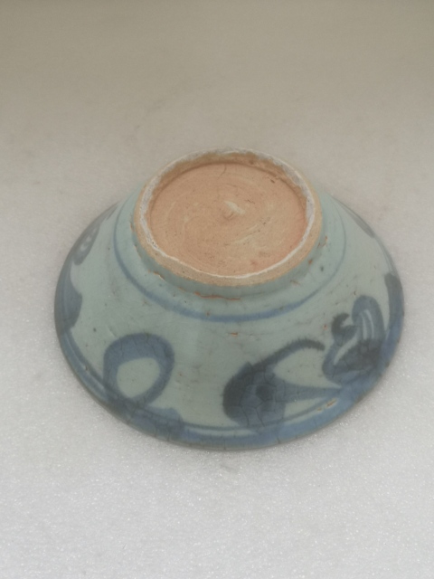 古玩陶瓷團螭紋青花碗拍賣，當前價格680元