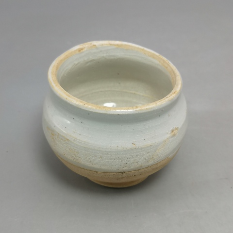 古玩陶瓷宋代青白釉小罐 一把抓 茶入 茶葉罐拍賣,當前價格199元