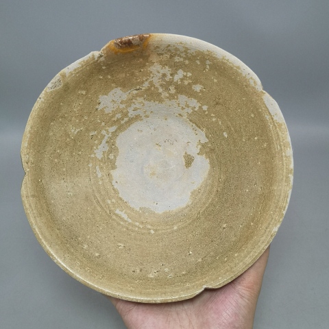 古玩陶瓷唐五代十國越窯 青釉花口碗拍賣,當前價格1888元