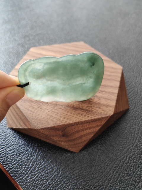 古玩玉器糯冰種翡翠佛牌399拍賣，當前價格399元