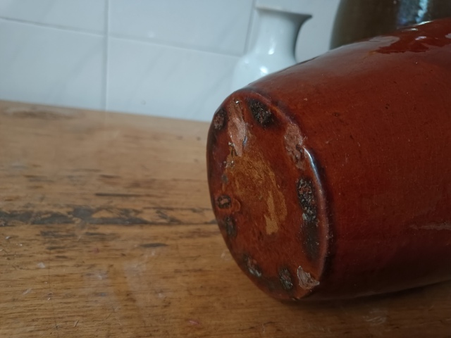 古玩陶瓷清中鈞紅釉羅漢瓶拍賣，當前價格4900元
