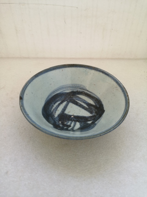 古玩陶瓷團螭紋青花碗拍賣，當前價格680元