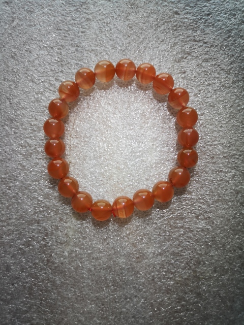 古玩玉器天然紅瑪瑙珠手串拍賣,當前價格168元