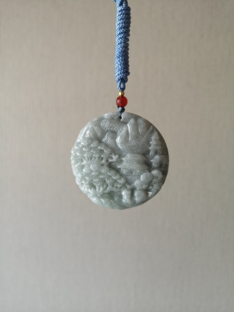 古玩玉器天然翡翠雕“山水”掛牌拍賣，當(dāng)前價格850元