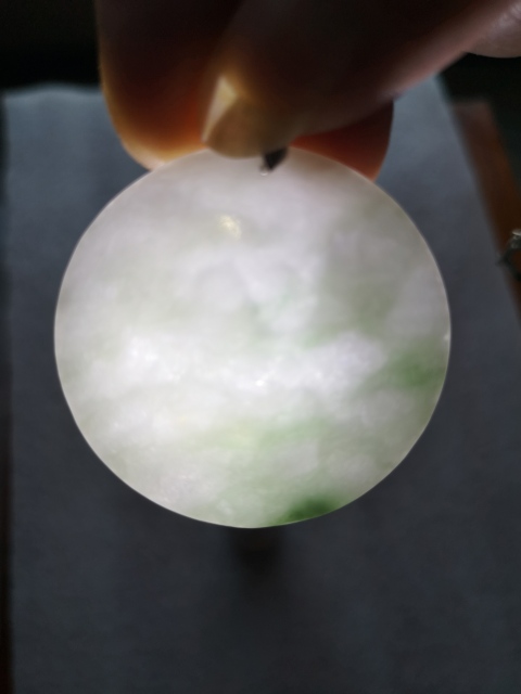 古玩玉器天然翡翠雕“魚荷”掛牌拍賣，當前價格298元