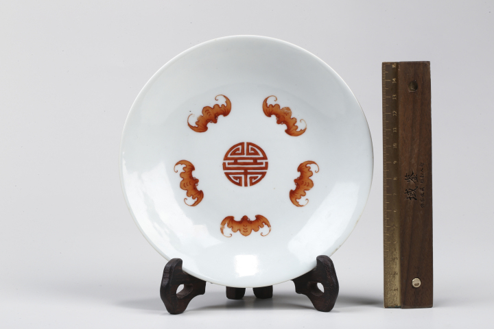 中国　清時代　粉彩花卉紋　花口小皿4点　送料込み0627 1f3fdb4685a7f17d20141e42ca983b