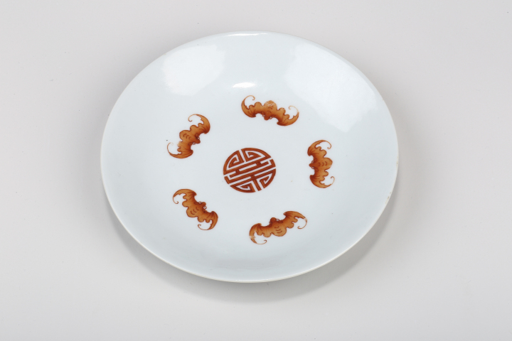 中国　清時代　粉彩花卉紋　花口小皿4点　送料込み0627 1f3fdb4685a7f17d20141e42ca983b