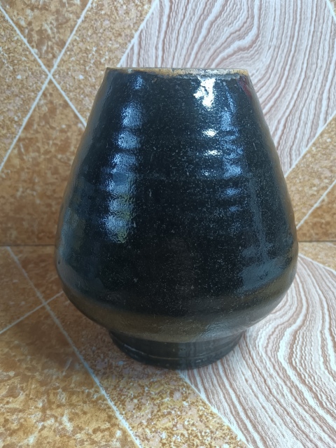 古玩陶瓷清～單色黑釉將軍罐拍賣，當(dāng)前價(jià)格288元