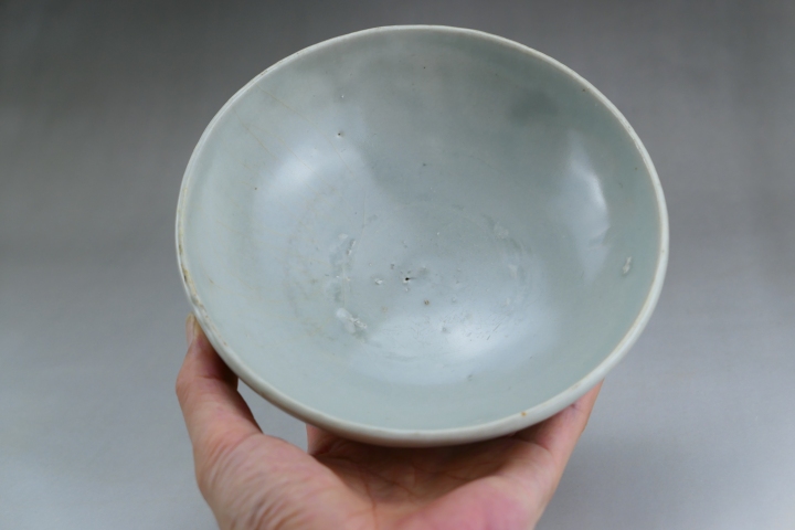 古玩陶瓷元代.卵白釉大碗拍賣,當前價格2800元