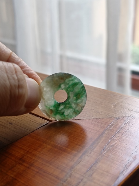 古玩玉器清代.平安扣580拍賣，當前價格580元