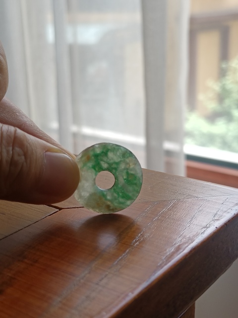 古玩玉器清代.平安扣580拍賣，當前價格580元