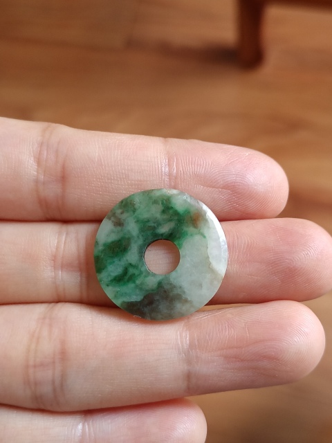 古玩玉器清代.平安扣580拍賣，當前價格580元