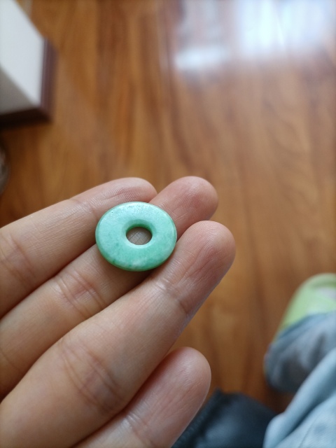 古玩玉器清代.平安扣490拍賣，當前價格490元