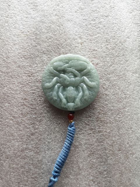 古玩玉器天然翡翠雕“千手觀音”牌拍賣,當(dāng)前價(jià)格680元
