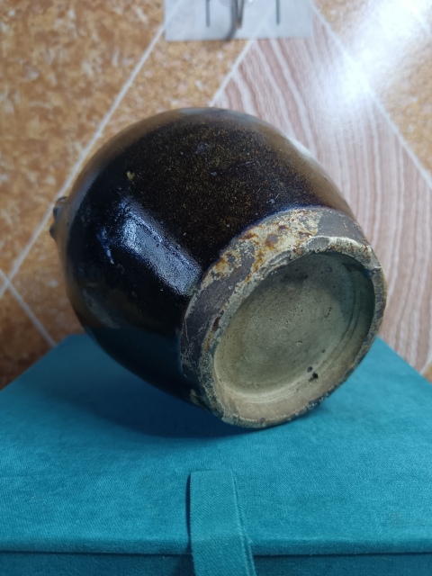 古玩陶瓷清～茶葉末釉雙系罐拍賣，當(dāng)前價格288元