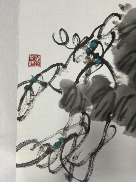 古玩字畫杜曉波老師雅昌大拍原作~福祿大吉拍賣,當前價格2988元
