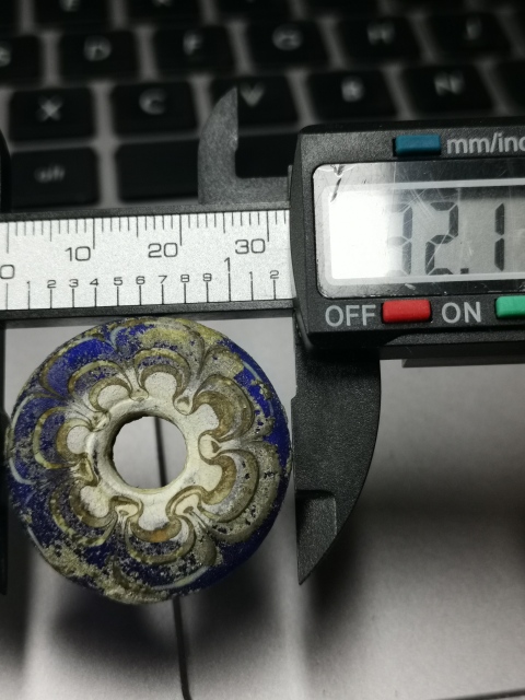 古玩雜項琉璃扣拍賣,當前價格1666元
