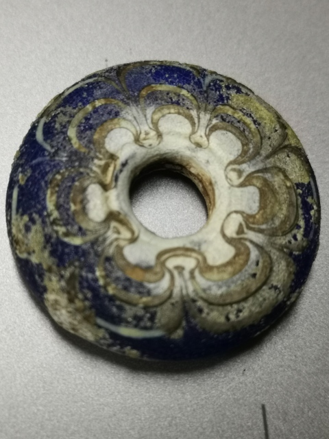 古玩雜項琉璃扣拍賣,當前價格1666元