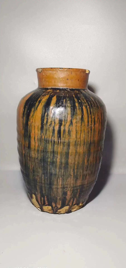 古玩陶瓷（清代）精美窯變釉罐（館藏級）拍賣，當前價格888元