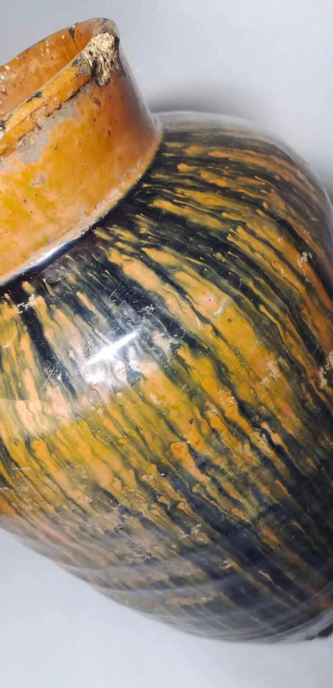 古玩陶瓷（清代）精美窯變釉罐（館藏級）拍賣，當前價格888元