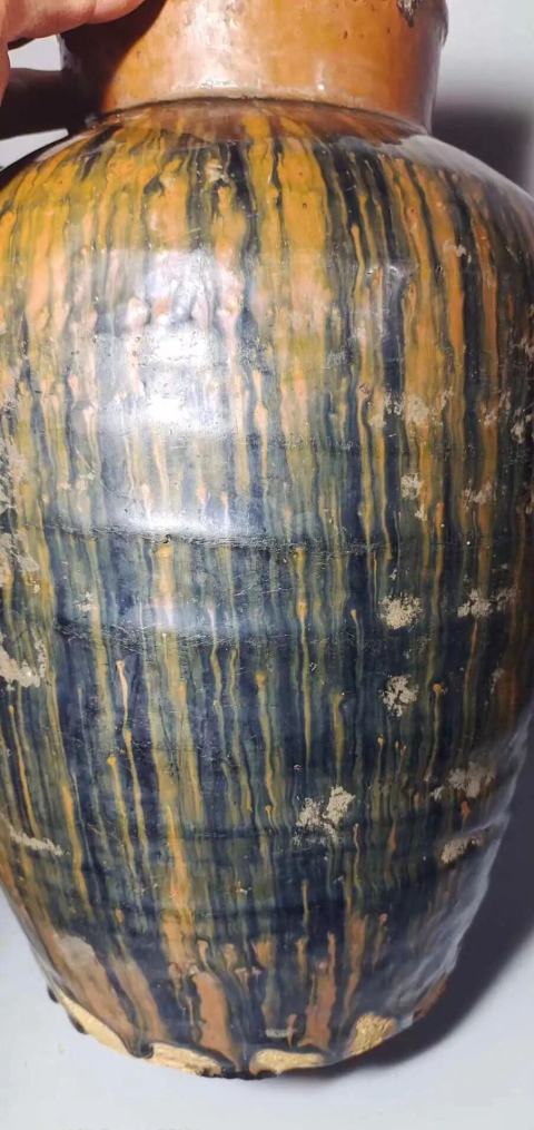 古玩陶瓷（清代）精美窯變釉罐（館藏級）拍賣，當前價格888元