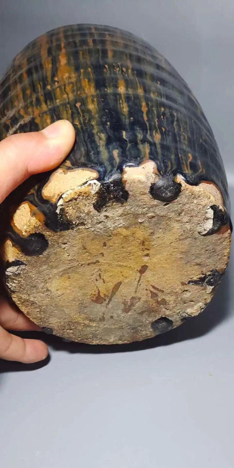 古玩陶瓷（清代）精美窯變釉罐（館藏級）拍賣，當前價格888元