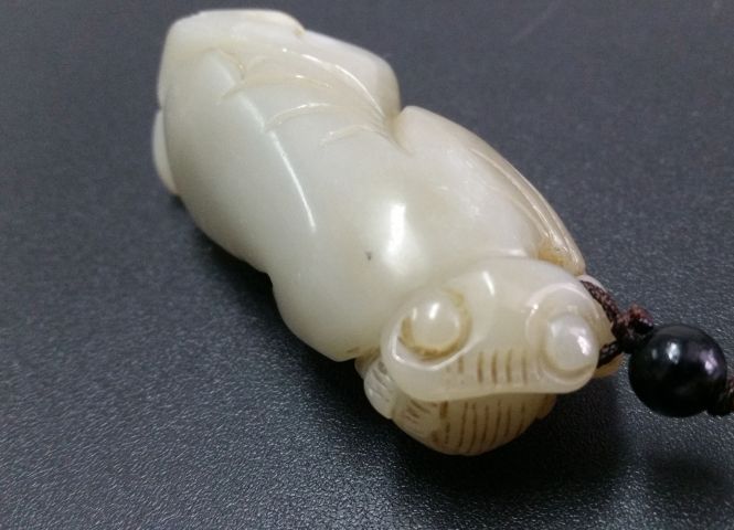 古玩玉器和田玉“如意童子”小把件拍賣，當前價格580元