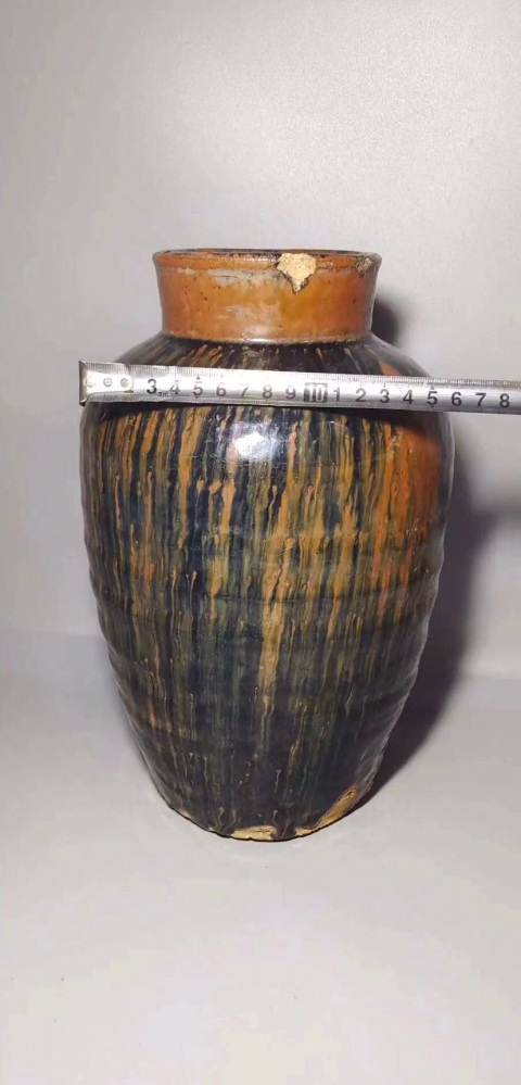 古玩陶瓷（清代）精美窯變釉罐（館藏級）拍賣，當前價格888元