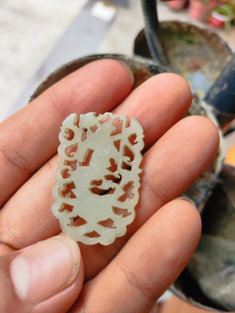 古玩玉器魁星點斗拍賣,當前價格890元