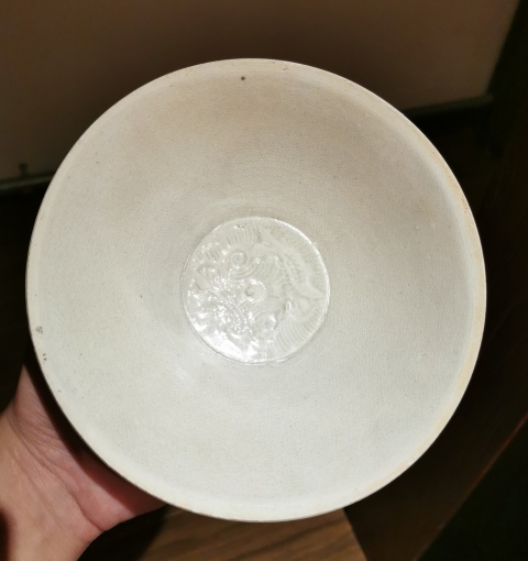 古玩陶瓷青白釉雙魚紋面包碗拍賣，當(dāng)前價(jià)格6000元