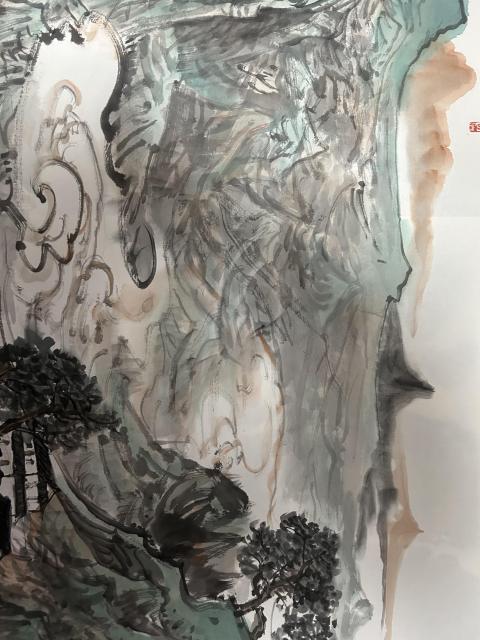 古玩字畫雅昌大拍原作馬金波《山水》拍賣,當前價格3788元