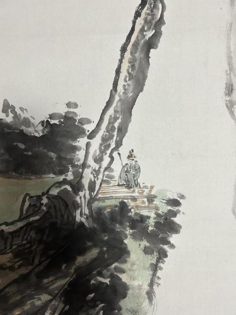 古玩字畫(huà)雅昌大拍原作張世靖山水拍賣，當(dāng)前價(jià)格3788元