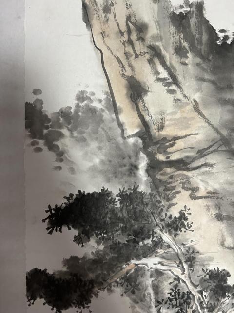 古玩字畫(huà)雅昌大拍原作張世靖山水拍賣，當(dāng)前價(jià)格3788元
