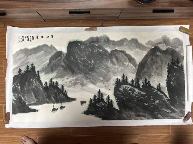 古玩字畫雅昌大拍原作高顯惠《春江佳境》拍賣，當前價格3788元