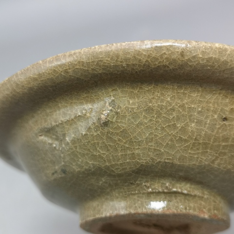 古玩陶瓷米黃釉盤拍賣,當前價格1200元