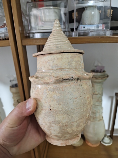 古玩陶瓷宋影青釉將軍罐拍賣(mài)，當(dāng)前價(jià)格1380元