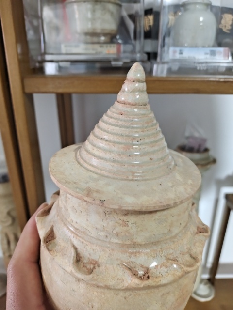 古玩陶瓷宋影青釉將軍罐拍賣(mài)，當(dāng)前價(jià)格1380元