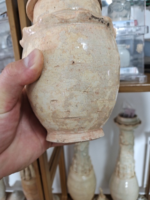 古玩陶瓷宋影青釉將軍罐拍賣(mài)，當(dāng)前價(jià)格1380元