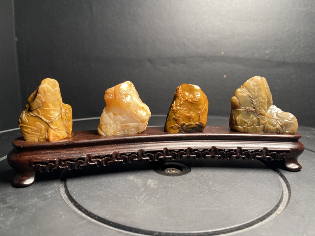 古玩雜項壽山田黃石標本級一套拍賣，當前價格26800元