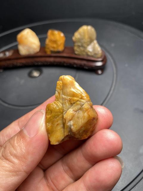 古玩雜項壽山田黃石標本級一套拍賣，當前價格26800元