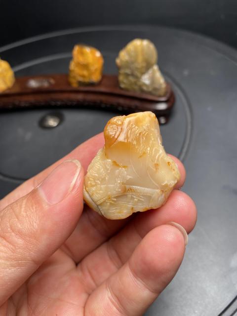 古玩雜項壽山田黃石標本級一套拍賣，當前價格26800元