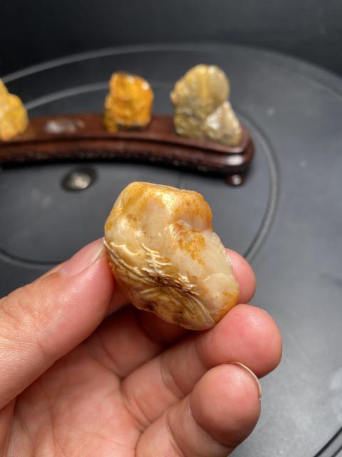 古玩雜項壽山田黃石標本級一套拍賣，當前價格26800元