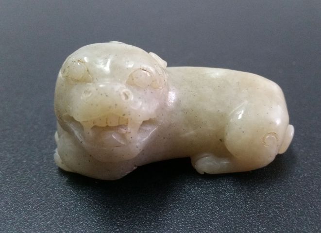 古玩玉器和田玉雕瑞獸擺件拍賣，當前價格580元