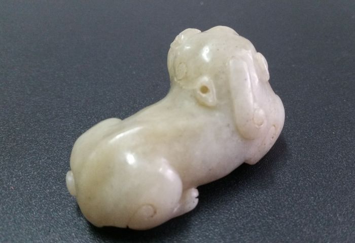 古玩玉器和田玉雕瑞獸擺件拍賣，當前價格580元