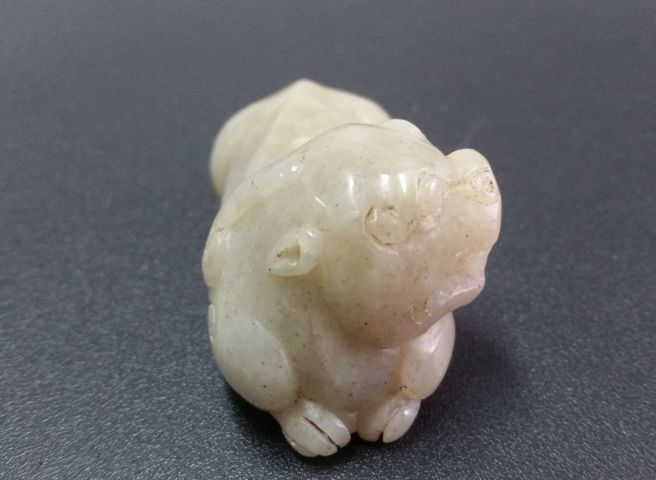 古玩玉器和田玉雕瑞獸擺件拍賣，當前價格580元