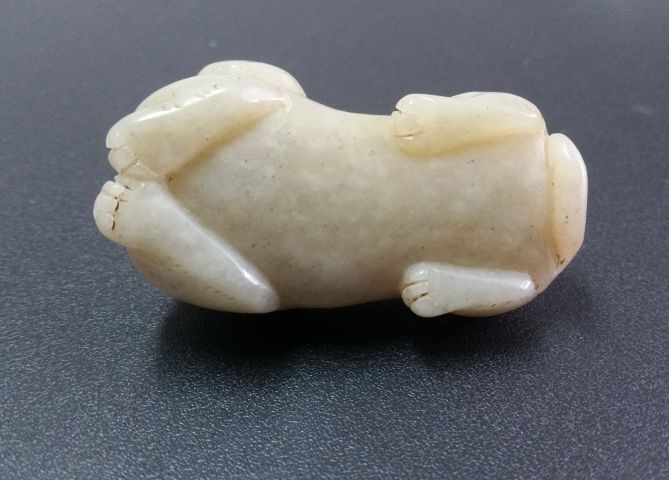 古玩玉器和田玉雕瑞獸擺件拍賣，當前價格580元