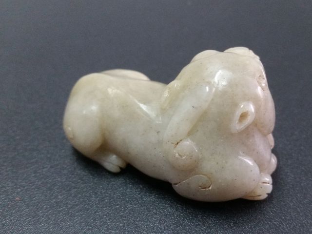 古玩玉器和田玉雕瑞獸擺件拍賣，當前價格580元
